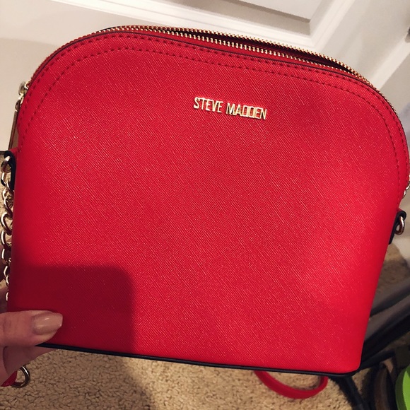 steve madden red crossbody